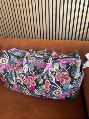 The Vera Bradley XL Traveler Duffel in Kauai Floral